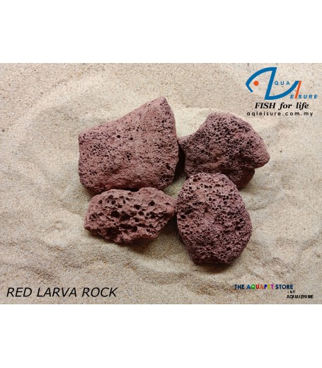 RED LARVA STONE